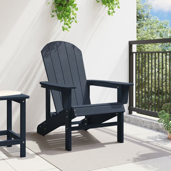 Adirondack szék Tengerészkék 74x82x91 cm HDPE