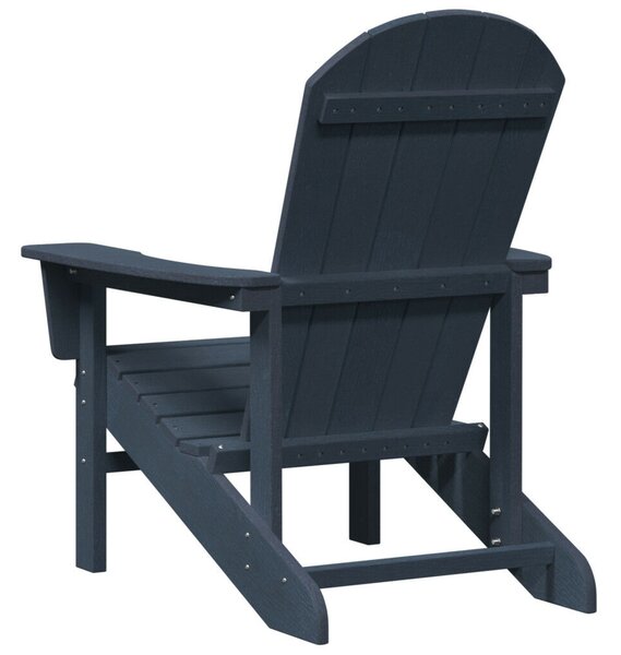 Adirondack szék Tengerészkék 74x82x91 cm HDPE