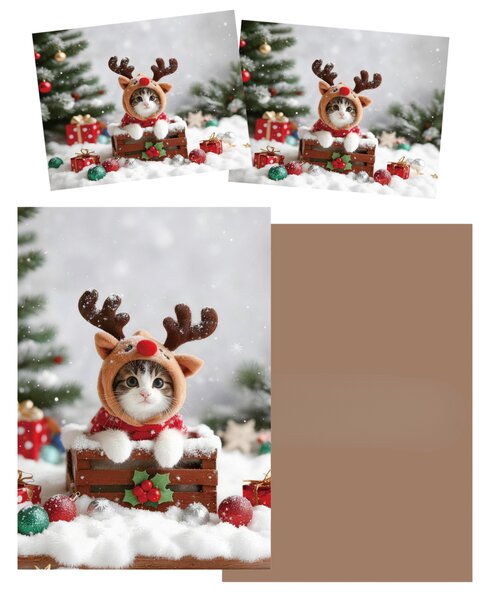 3D mikroszálas ágyneműhuzat RUDOLPH KITTEN színes Ágyneműhuzat mérete: 2 ks 70 x 90 cm | 140 x 200 cm