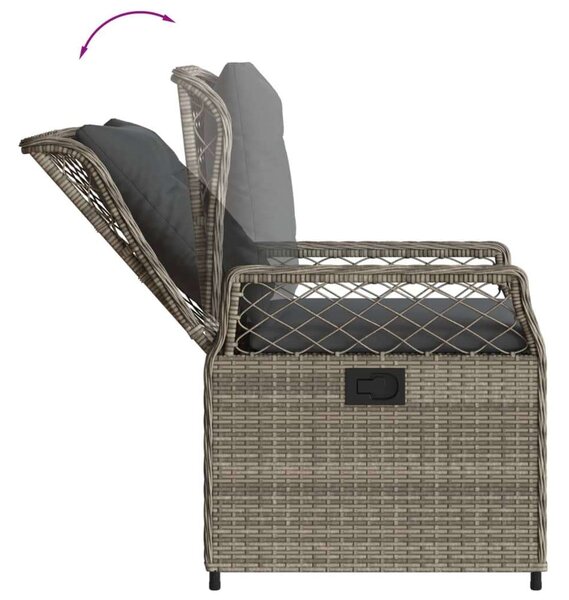 VidaXL Kertbútor Szett - Polyrattan Étkezőgarnitúra - 3 részes