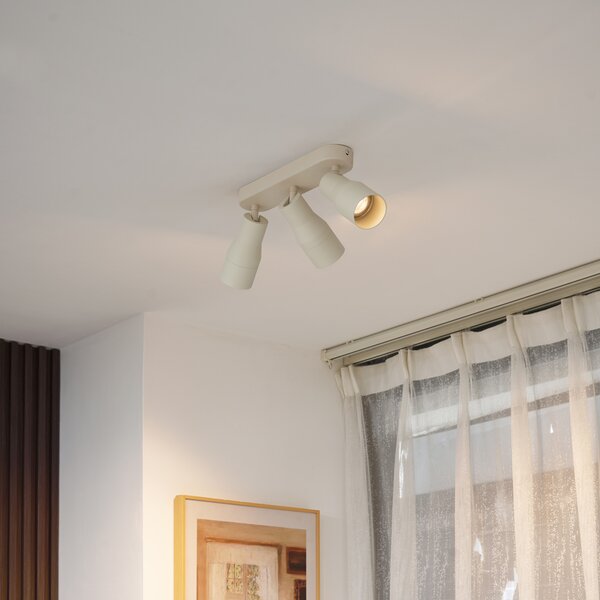 Stanley kerek mennyezeti spotlámpa bézs GU10 50 mm 3-fényes