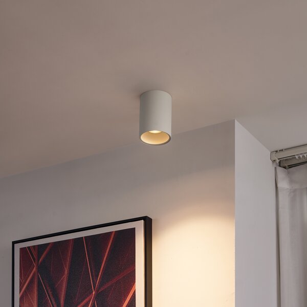 Modern beépíthető spotlámpa bézs GU10 50 mm kerek - Deep