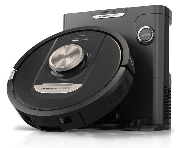 Robotporszívó Shark PowerDetect RV2820VEEU, 650W, 0,3 l, 360 LiDAR, Akár 110 perc üzemidő, DirtDetect, Fekete