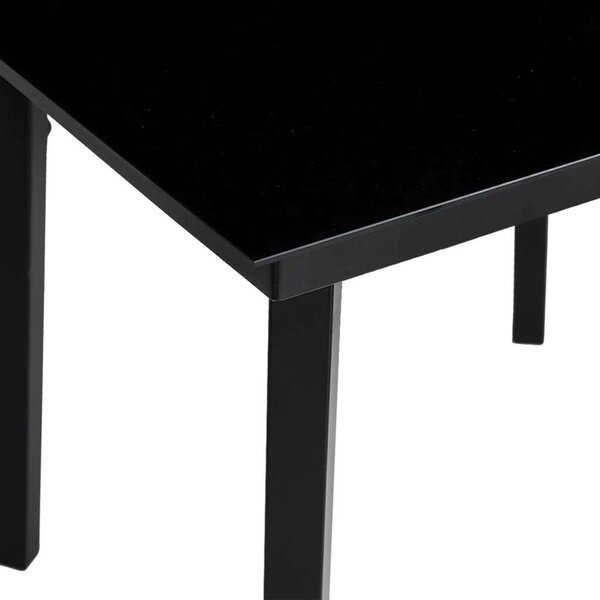 VidaXL 3 részes szürke polyrattan kerti étkezőgarnitúra párnával