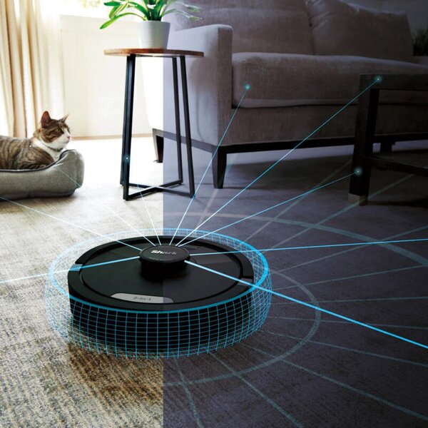 Shark Matrix Plus RV2620WAEU robotporszívó, 650 W, 0,3 l, 360 LiDAR, Matrix Clean, Fekete