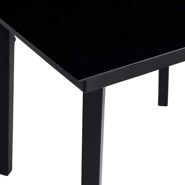 VidaXL 5részes világosszürke polyrattan kerti étkezőgarnitúra párnával