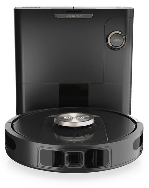 Robotporszívó Shark PowerDetect RV2820VEEU, 650W, 0,3 l, 360 LiDAR, Akár 110 perc üzemidő, DirtDetect, Fekete