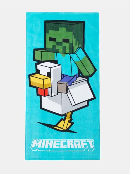 Sinsay - Gyerek pamut fürdőlepedő Minecraft - többszínű