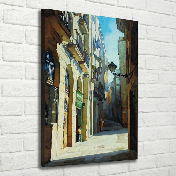 Vászonfotó Streets of barcelona