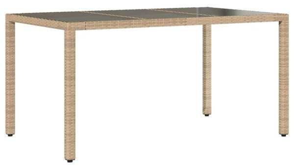 VidaXL Polyrattan Kerti Étkezőgarnitúra - 7 részes, Bézs