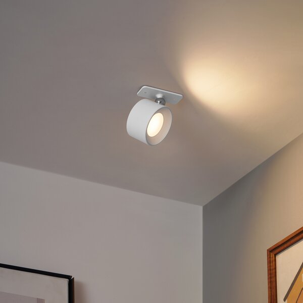 4 darabos modern fehér fal- és mennyezeti lámpa szett LED-del, újratölthető - Bright