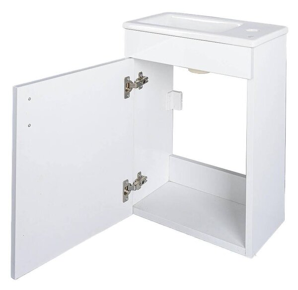 VivaStyle NIKA - fali függesztett - fürdőszobabútor CeraStyle 71100 mosdóval - BALOS - 42 x 24 cm