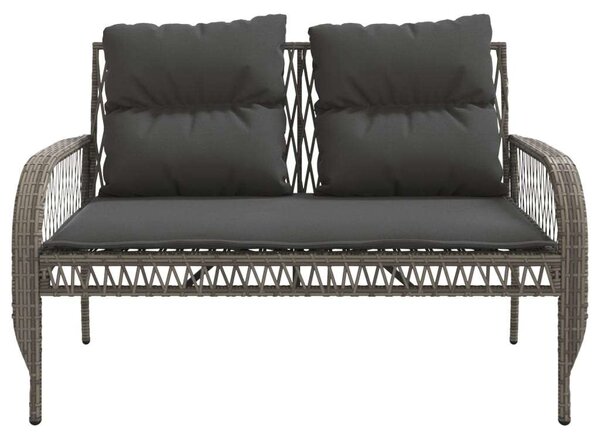 VidaXL Polyrattan Kerti Ülőgarnitúra - 4 Részes - Szürke