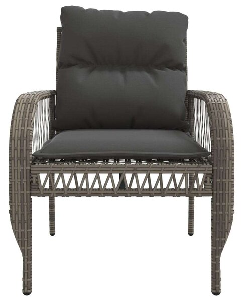 VidaXL Polyrattan Kerti Ülőgarnitúra - 4 Részes - Szürke