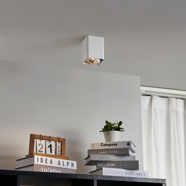 Design felületre szerelt spotlámpa fehér GU10 70mm forgatható és dönthető - Vox