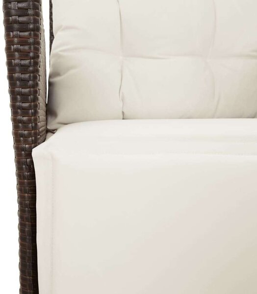 VidaXL Polyrattan Kerti Étkezőgarnitúra - 9 részes
