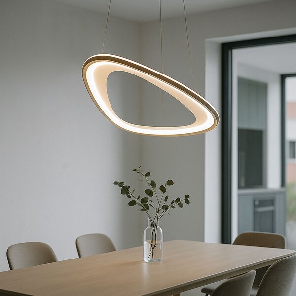 Design függőlámpa arany 3 lépésben dimmelhető - Organico