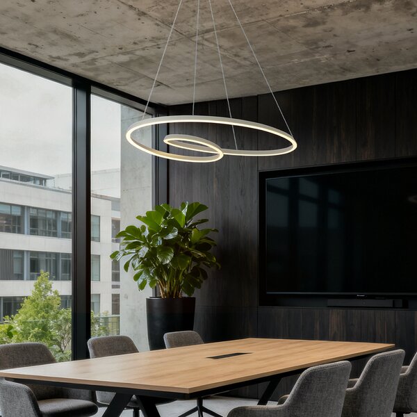 Skandináv függőlámpa bézs 110cm LED-del, 3 lépésben dimmelhető - Circuit
