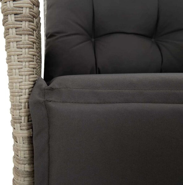 Polyrattan Kerti Étkezőgarnitúra - 9 részes