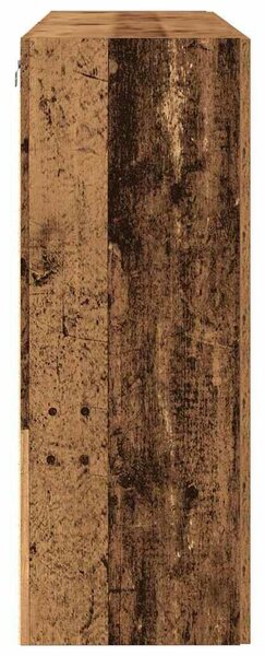 VidaXL Fali Szekrények 2 db Öreg fa 69,5 x 34 x 90 cm Szerelt Fa