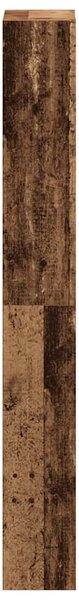 VidaXL Cipőszekrény tárolóval Régi fa 80 x 21 x 163.5 cm Faanyag