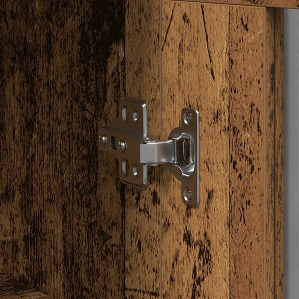 VidaXL Fali Szekrények 2 db Öreg fa 69,5 x 34 x 90 cm Szerelt Fa