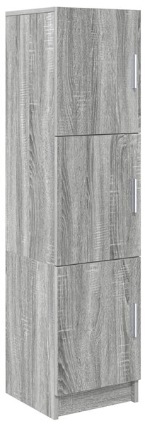 VidaXL Asztal Szürke Sonoma 133.5 x 50 x 124 cm 2 db