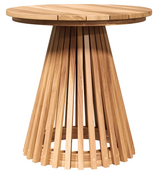 VidaXL Kert Oldalsó Asztal Ø50x49.5 cm Tömör Fa Tíka