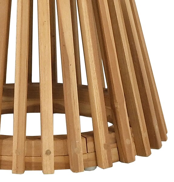 VidaXL Kert Oldalsó Asztal Ø50x49.5 cm Tömör Fa Tíka