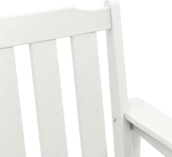 VidaXL kerti pad fehér 120 cm HDPE