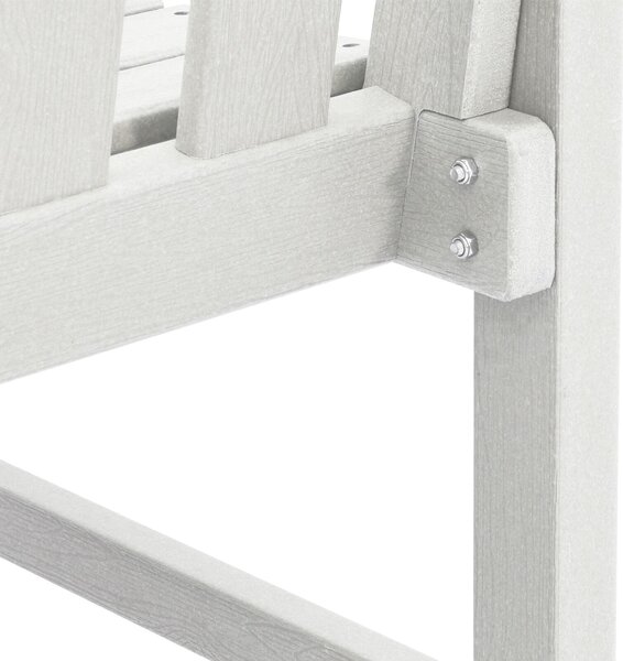 VidaXL kerti pad fehér 120 cm HDPE