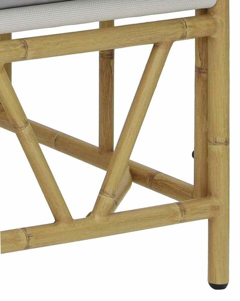 VidaXL Kerti pad Világosszürke 110 x 75 x 71 cm Acél
