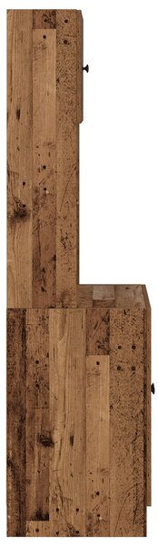 VidaXL Konyhai Szekrény Régi Fa 60x50x180 cm Mérnöki Fa