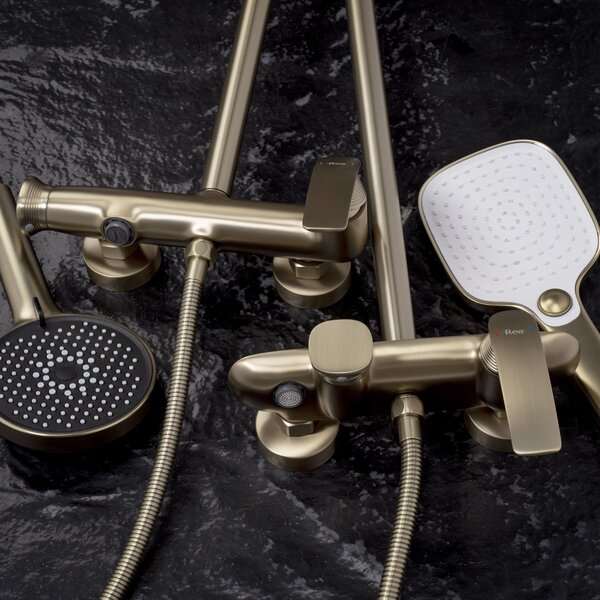Zuhanyszett PREMIUM Rea Como M1 Brush Gold