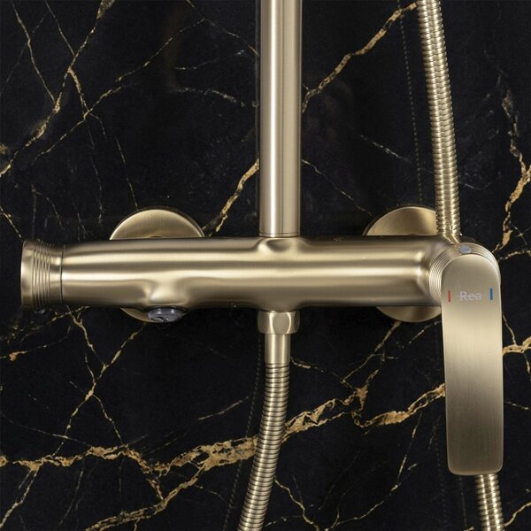 Zuhanyszett PREMIUM Rea Como M2 Brush Gold