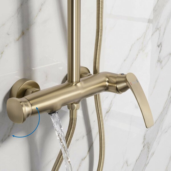 Zuhanyszett PREMIUM Rea Como M2 Brush Gold