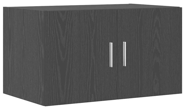 VidaXL tárolószekrény Fekete tölgy 70x42.5x225 cm Mérnöki Fa