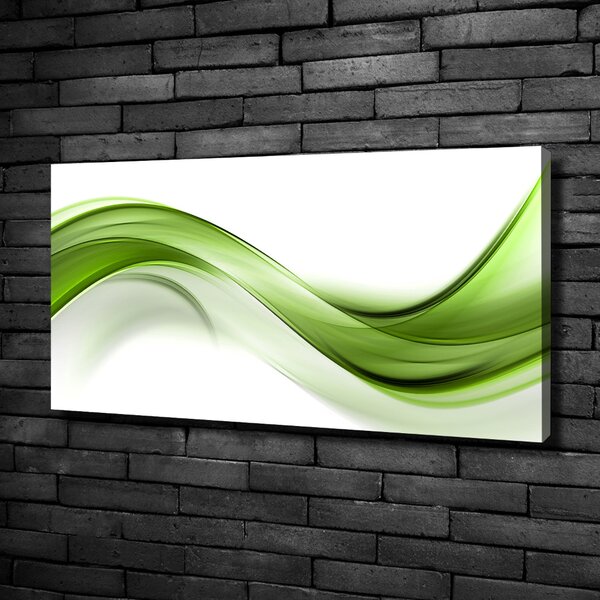 Vászon nyomtatás Zöld hullám