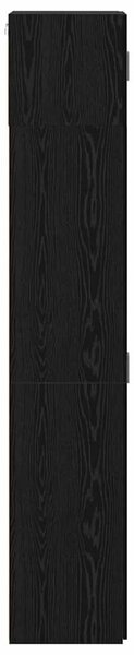 VidaXL tárolószekrény Fekete tölgy 70x42.5x225 cm Mérnöki Fa