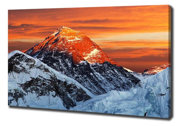 Feszített vászonkép Everest summit