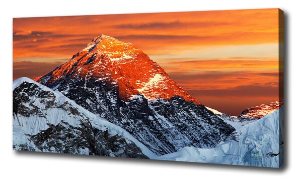 Feszített vászonkép Everest summit
