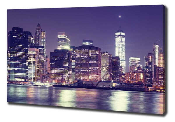 Fénykép vászon New york éjjel