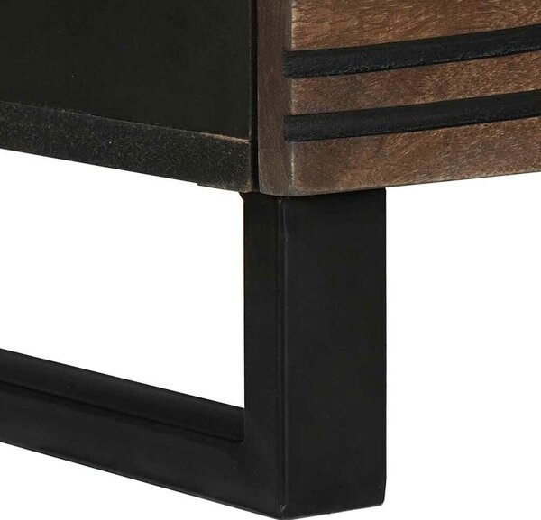 VidaXL Tévé Szekrény fiókkal Barna 100 x 33 x 46 cm tömör mangófa