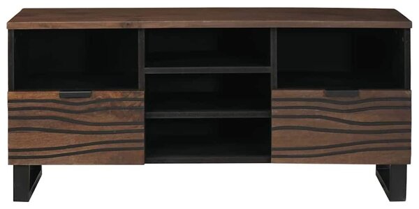 VidaXL Tévé Szekrény fiókkal Barna 100 x 33 x 46 cm tömör mangófa