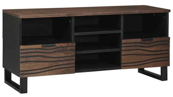 VidaXL Tévé Szekrény fiókkal Barna 100 x 33 x 46 cm tömör mangófa