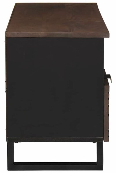 VidaXL Tévé Szekrény fiókkal Barna 100 x 33 x 46 cm tömör mangófa
