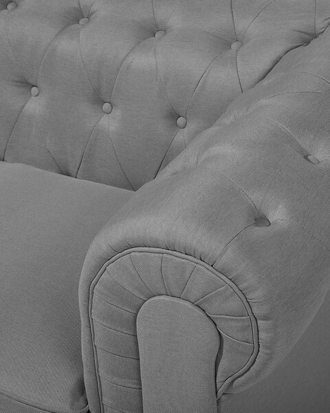 Fotel CHESTERFIELD Világosszürke