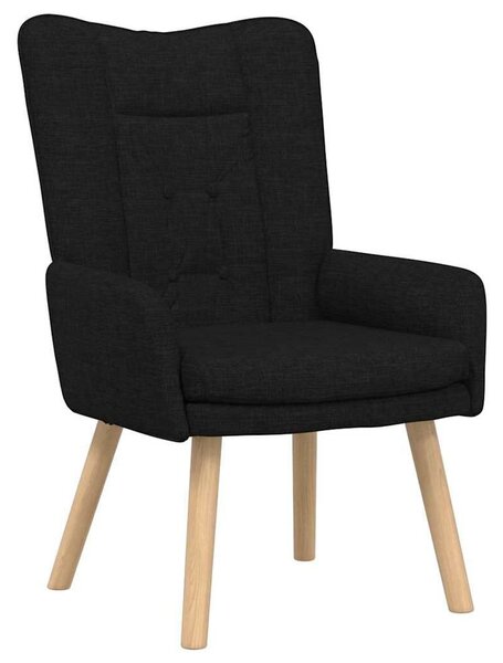 VidaXL Pihenőszék Fekete 63 x 67 x 94 cm szövet