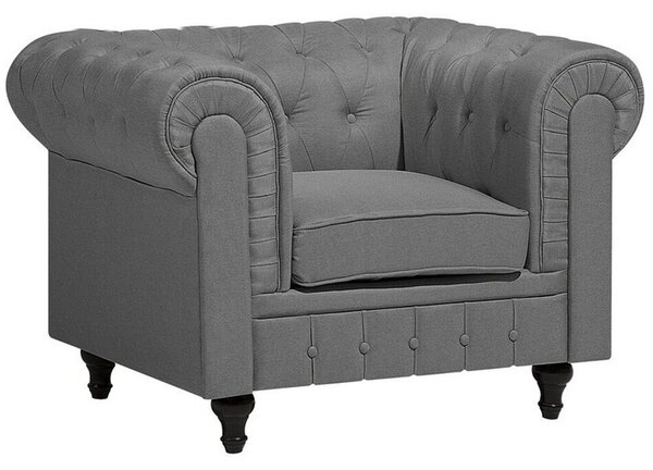 Fotel CHESTERFIELD Világosszürke