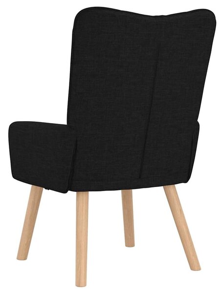 VidaXL Pihenőszék Fekete 63 x 67 x 94 cm szövet